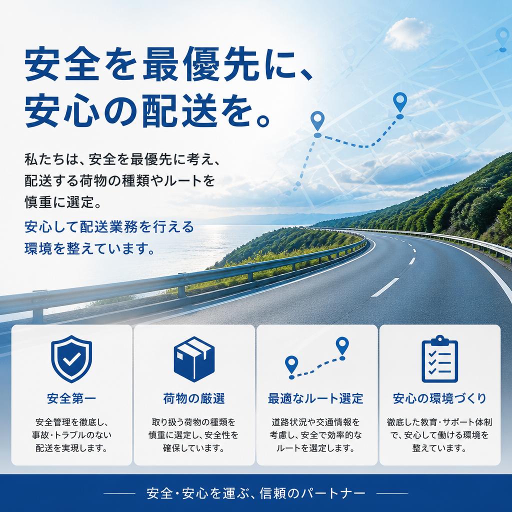 安全な配送環境の整備