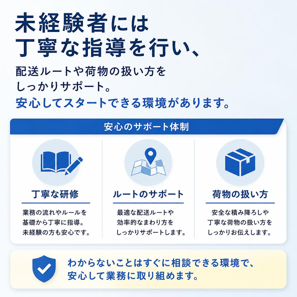 充実した研修制度で安心スタート